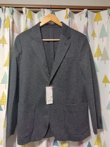 유니클로 브러쉬드 저지 자켓 다크 그레이 S 사이즈 미사용 새상품