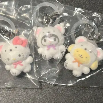 메지루시 액세서리 산리오 캐릭터즈 포근포근 스노우 키티 쿠로미