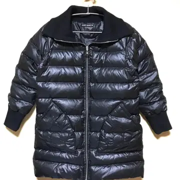 새상품급 MARY QUANT 블랙 다운 자켓