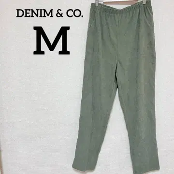 DENIM & CO. [ M ] 캐주얼 팬츠 스트레치 그린