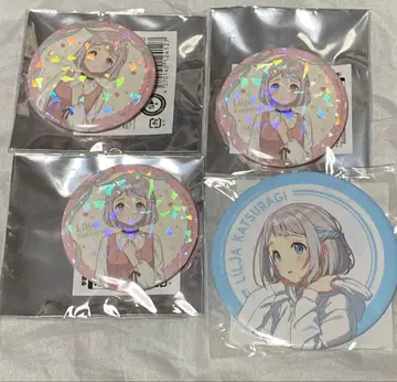 학원 아이돌 마스터 학마스 캔뱃지 리리야 4점