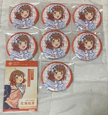 학원 아이돌 마스터 학마스 캔뱃지 애니메이션 박스 유메 7개 카드 1장