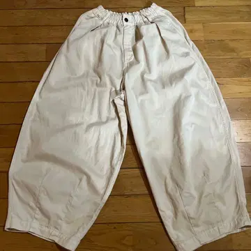 HARVESTY 베이지 서커스 팬츠