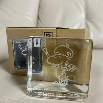 긴자 미츠코시 스누피전 CRYSTAL BRICK 우드스탁