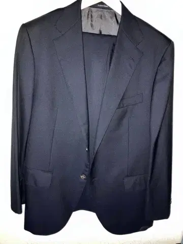 카시야마 네이비 셋업 2버튼 빅 사이즈