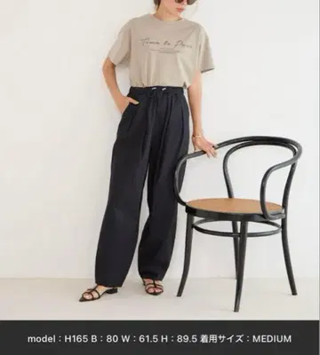 [ 새상품 ] BAYFLOW 절개 이지 팬츠