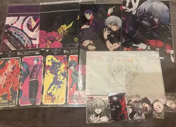 도쿄 구울 굿즈 묶음 판매 (얼룩, 데미지 있음)