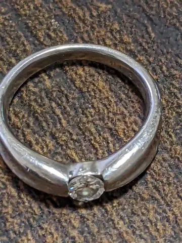 플라티나 다이아몬드 반지