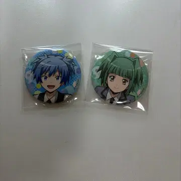 암살교실 캔뱃지 시오타 나기사 카야노 카에데 2개 세트