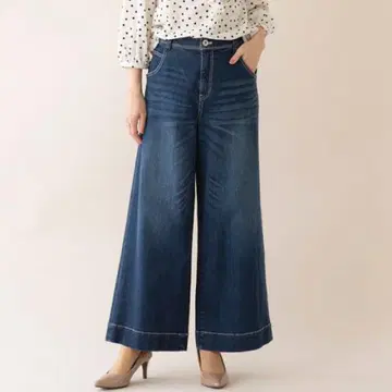 Rose Tiara 로즈 티아라 와이드 데님 팬츠 40
