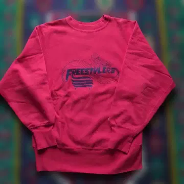 빈티지 90s champion 리버스 위브 USA제 레드