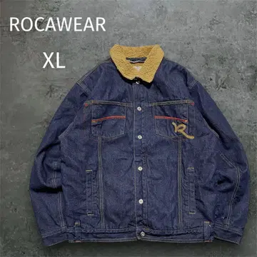 ROCAWEAR 보아 안감 데님 자켓 XXL급 Y2K 자수 빈티지