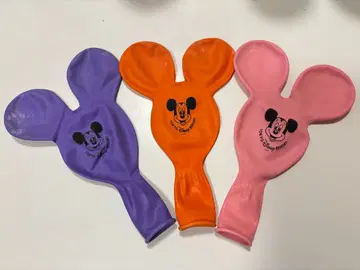 디즈니 한정판 미키 쉐이프 벌룬 3개 세트 (풍선만)