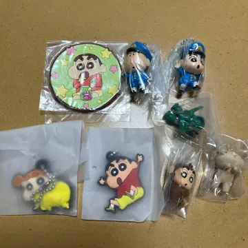 짱구는 못말려(크레용 신짱) 키링 마스코트 하그코트 묶음 판매 미사용