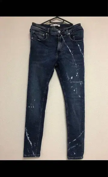 ZARA 스키니 데님 38 다크 블루