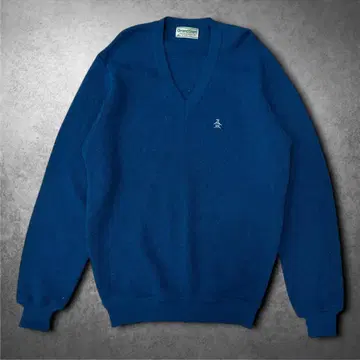 Munsingwear 80s-90s 빈티지 V넥 울 100 니트