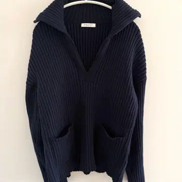 MACPHEE 하이브리드 코튼 스키퍼 풀오버 니트