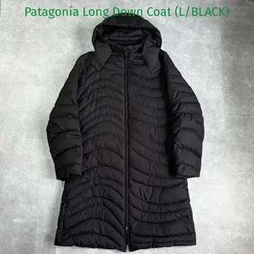 파타고니아 여성용 롱 다운 코트 M 블랙