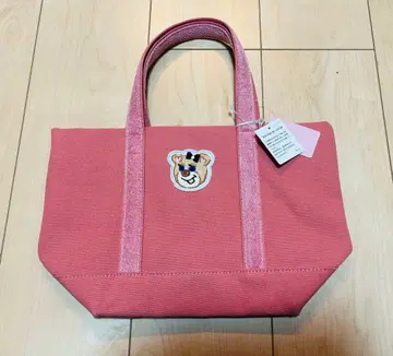 FEILER 페이러 올드 테디걸 와펜 토트백 핑크