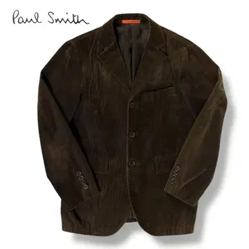 폴스미스 세밀한 골 코듀로이 블레이저 브라운 S 사이즈 일본제