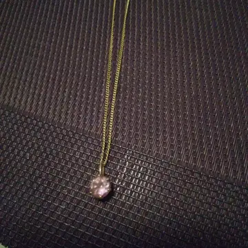 자수정 보석 목걸이 약 40cm