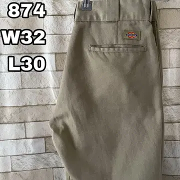 디키즈 874 워크 팬츠 자수 베이지 32 x 30