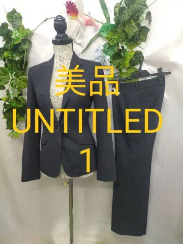 새상품급 언타이틀 팬츠 수트 1 S 네이비 스트라이프