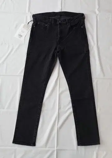 재팬 블루진 블랙 데님 스키니 하이퍼 스트레치 사이즈 L