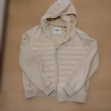 ZARA 퀼팅 베스트 XL 베이지