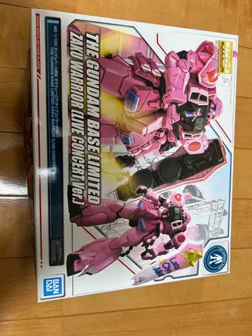 MG 1/100 건담베이스 한정판 자쿠 워리어 라이브 콘서트Ver.