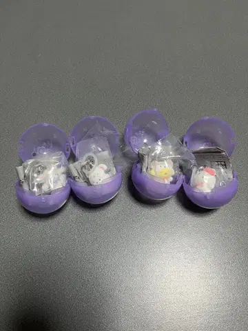 반다이 가챠 산리오 캐릭터즈 메지루시 액세서리 폭신폭신 스노우