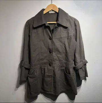 00년대 빈티지 진 모드 브라운 자켓 스트릿