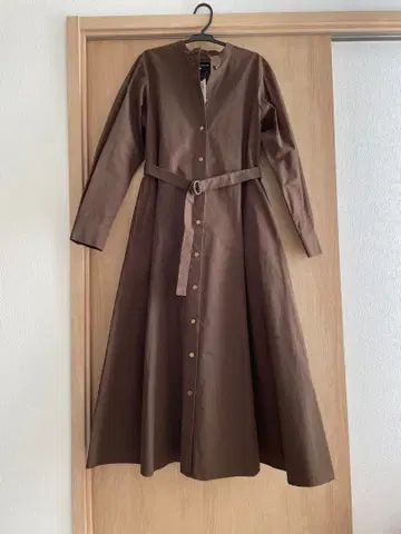 UNTITLED 브라운 롱 원피스