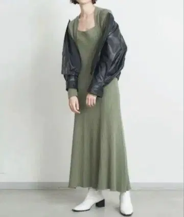 새상품 ELENDEEK 가디건 믹스 니트 원피스 1 스터링 루어