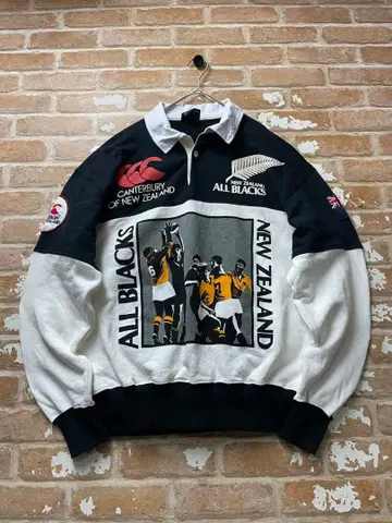 90s Canterbury ALL BLACKS 맨투맨 빈티지