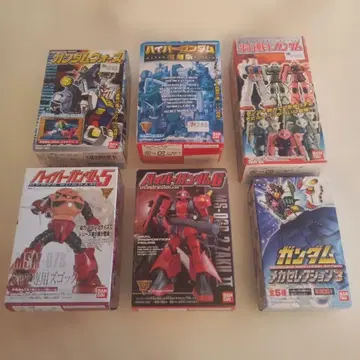 건담 시리즈 피규어 6체 세트 미개봉 새상품