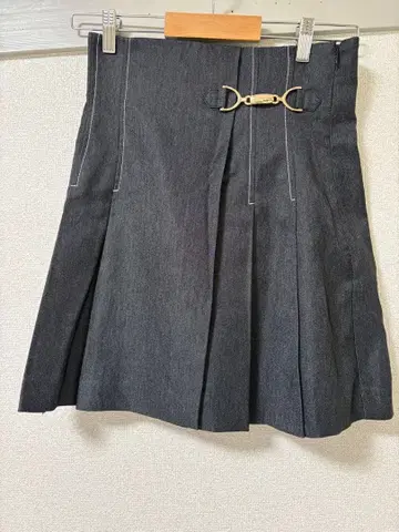 [ 11/21 삭제 ] REDYAZEL 다크 그레이 플리츠 스커트