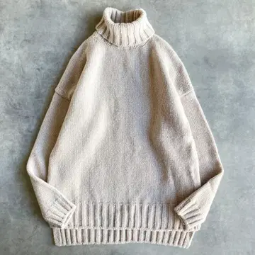 SLONE 슬로우 터틀넥 풀오버 캐시미어 혼방