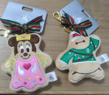 디즈니 마스코트 키체인 크리스마스 미니 & 베이맥스 세트