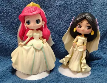 큐포스켓 디즈니 아리엘 재스민 신부 Qposket