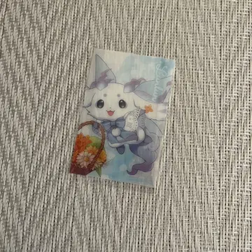 니지산지 HANA BIYORI 꽃 풍경의 온천 콜라보 클리어 카드 룬룬