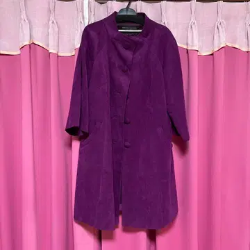 코트 예쁜 보라색