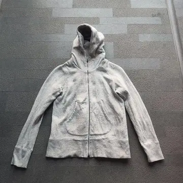 CURLY 컬리 속기모 후드티 그레이 1