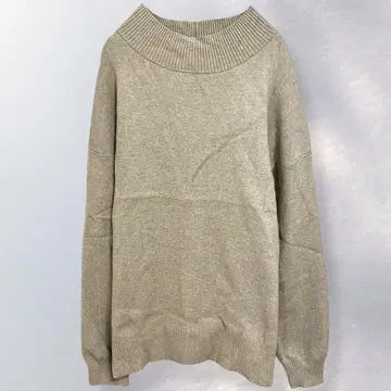 글로벌 워크 하이넥 긴팔 니트 심플 캐주얼 L [ b44