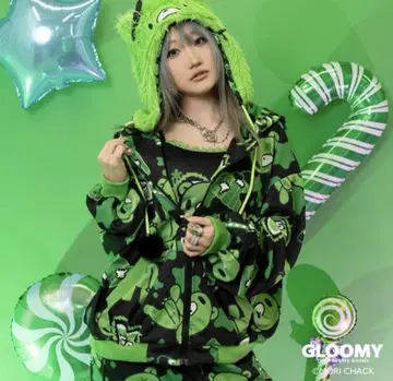 ACDCRAG 그루~미~ ZIP 후드티 프리 사이즈 그루미