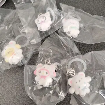 산리오 포근포근 스노우 마커 액세서리 세미 컴프