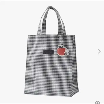 패밀리아 토트백 블랙 체크