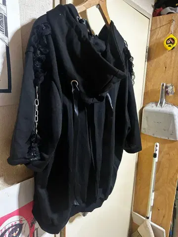 ACDC RAG 풀 집업 후드티 블랙 오버 사이즈