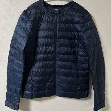 유니클로 울트라 라이트 다운 컴팩트 자켓 네이비 수납 봉투 포함