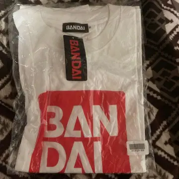 BANDAI 로고 T셔츠 화이트